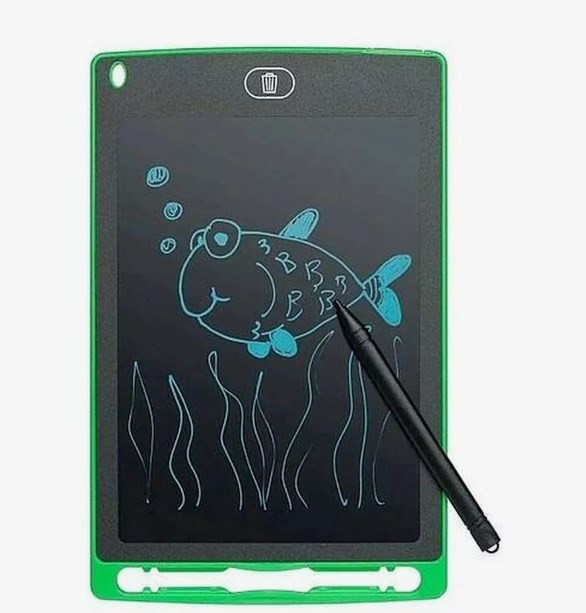 Графический обучающий планшет для рисования (планшет для заметок), 8.5 дюймов Writing Tablet II Зелёный - фото 8 - id-p200578291