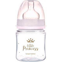 Бутылочка Canpol Little Princess пластиковая, розовая, 120мл