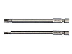 Биты TORX sec. T15, T27 1/4"х100мм (2шт) S2 HRC58-62 "Yato"