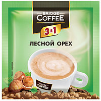 Кофе Bridge Coffee 3 в 1 с ароматом лесного ореха 20г