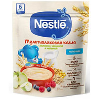 Каша Nestle мультизлаковая яблоко черника малина дой-пак 200г