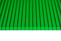 Поликарбонат сотовый Сэлмакс Групп Скарб-про зеленый 6000*2100*6 мм, 1 кг/м2