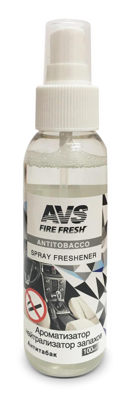 Ароматизатор-нейтрализатор запахов AVS AFS-017 Stop Smell (аром Antitobacco/Антитабак.)(спрей100мл.) - фото 1 - id-p200576848