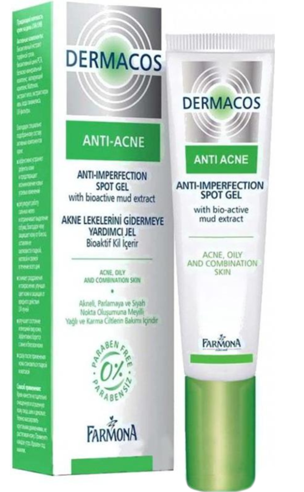Концентрат точечного применения Farmona Dermacos Anti-Acne устраняющий проблемы кожи лица, 15 мл