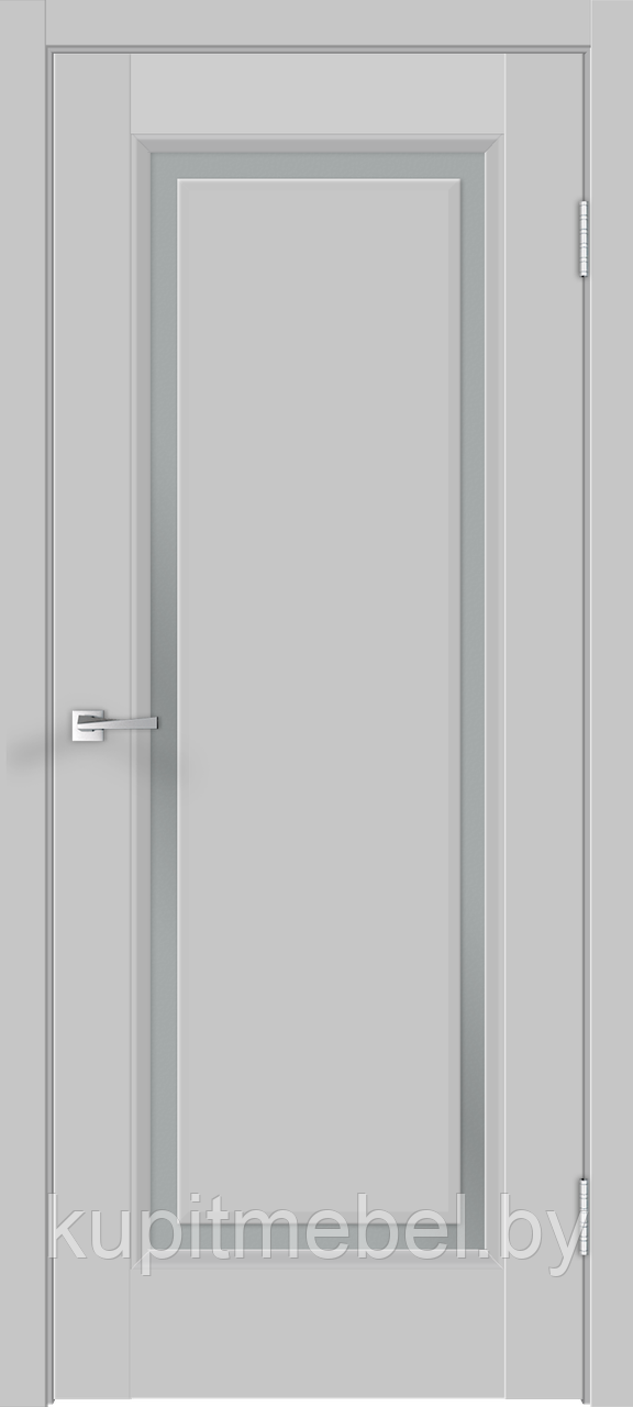 Дверное полотно Экошпон FLY 61 800х2000 цвет Серый Эмалит