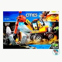 Конструктор Bela 10874 Urban "Трактор для горных работ" 132 детали, аналог LEGO City 60185