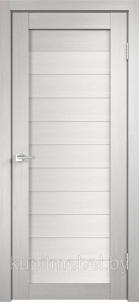 Дверное полотно Экошпон DUPLEX 0 600х2000 цвет Дуб белый
