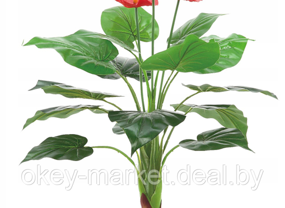 Искусственное растение / Антуриум 90 см, фото 2