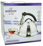 Чайник со свистком 3 л BOHMANN BH-8082, фото 3