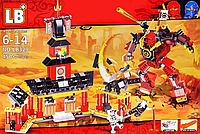 Конструктор LB329 "Робот-самурай" ниндзя го 450 деталей