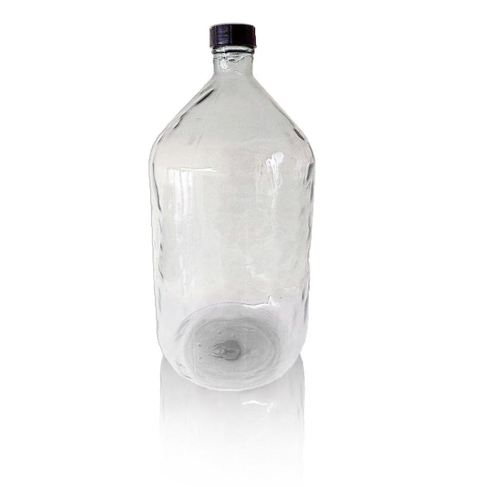 Стеклянный бутыль 20,0 л. (20000 мл.) с крышкой прозрачный