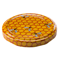 Крышка металлическая ТО (58) Пчелка соты