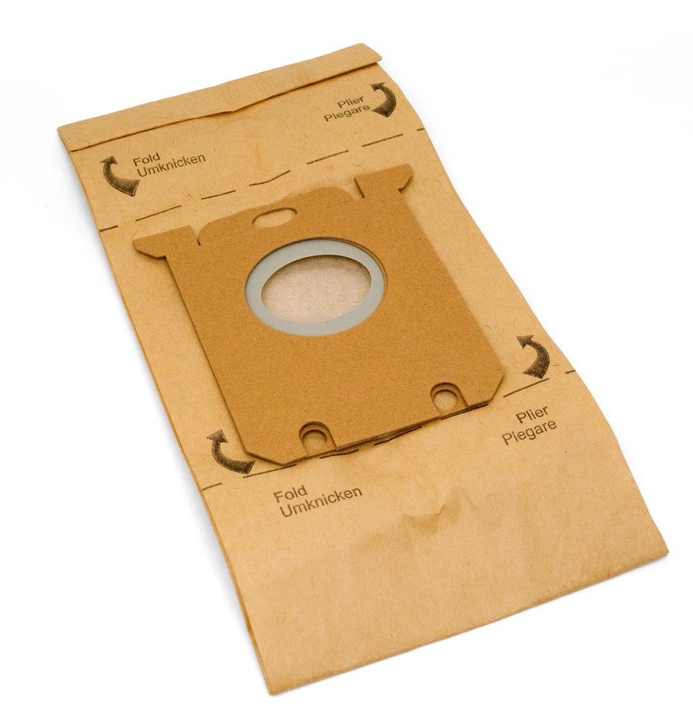 Комплект бумажных мешков 5 шт для пылесосов Philips, Electrolux E200 - фото 2 - id-p192663206