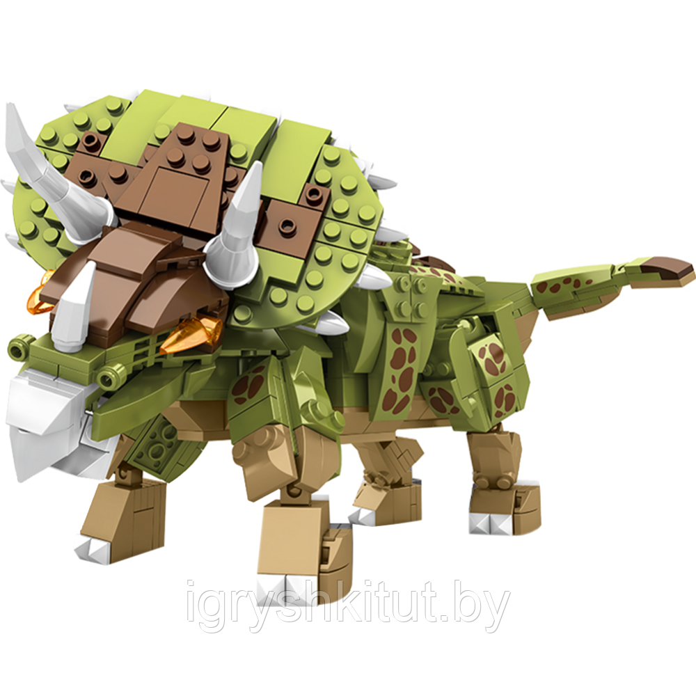 Конструктор Woma "Динозавры: Трицератопс", 442 дет - фото 1 - id-p200628691