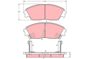 FDB598 Zigger 229 02=572330B !колодки дисковые п.\ Honda Civic 1.4-1.6 16V 87-92/Prelude 2.0 87-92