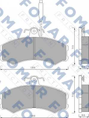 FDB510 Zigger 261 00=272 000-SX !колодки дисковые п.\ Fiat Ducato 2.0/1.9TD/2.5D 89-94