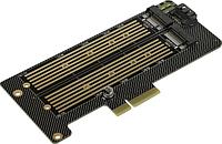 Espada PCIe2M2 (RTL) PCI-Ex4, 1xM.2 22xx B + 1xM.2 22xx M