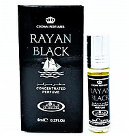 Арабские Масляные Духи Al Rehab Rayan Black, 6мл - древесные пряные