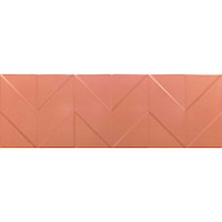 Керамическая плитка Танага 6Д 750х250 оранжевый сатинированный Керамин