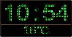 Светодиодные табло "Электронные Часы" 3