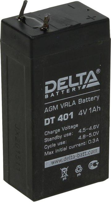 Аккумулятор Delta DT 401 (4V, 1Ah) для слаботочных систем