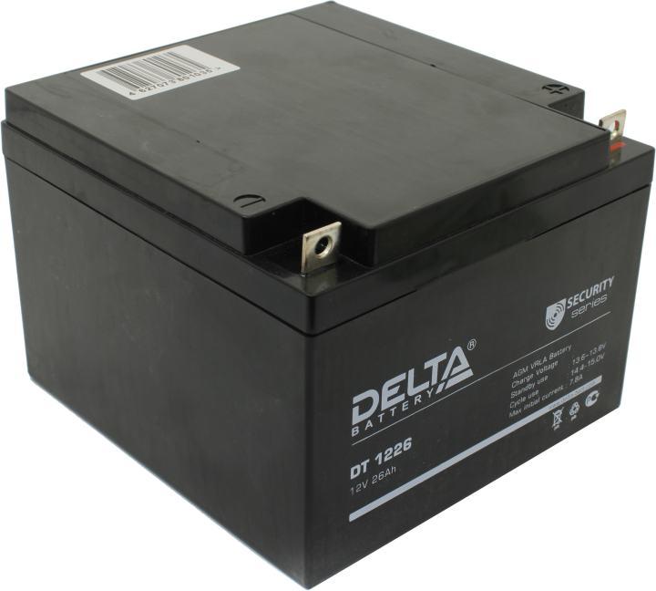 Аккумулятор Delta DT 1226 (12V, 26Ah) для слаботочных систем