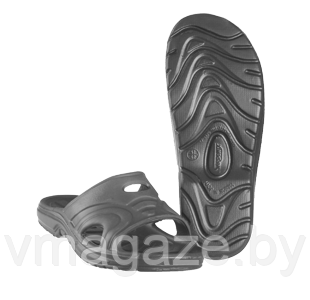 Туфли "Бриз" пляжные мужские из ЭВА(цвет черный) - фото 1 - id-p200642804