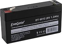 Аккумулятор Exegate DT 6012 (6V, 1.2Ah) для слаботочных систем EX282944RUS