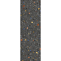 Керамическая плитка Мари Эрми 1Д 750х250 черный Керамин