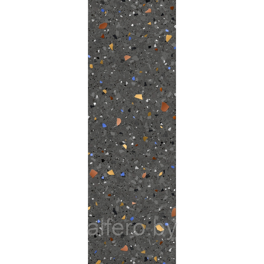 Керамическая плитка Мари Эрми 1Д 750х250 черный Керамин - фото 1 - id-p200627787