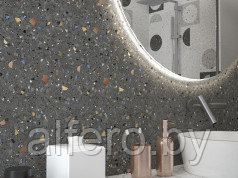 Керамическая плитка Мари Эрми 1Д 750х250 черный Керамин - фото 2 - id-p200627787