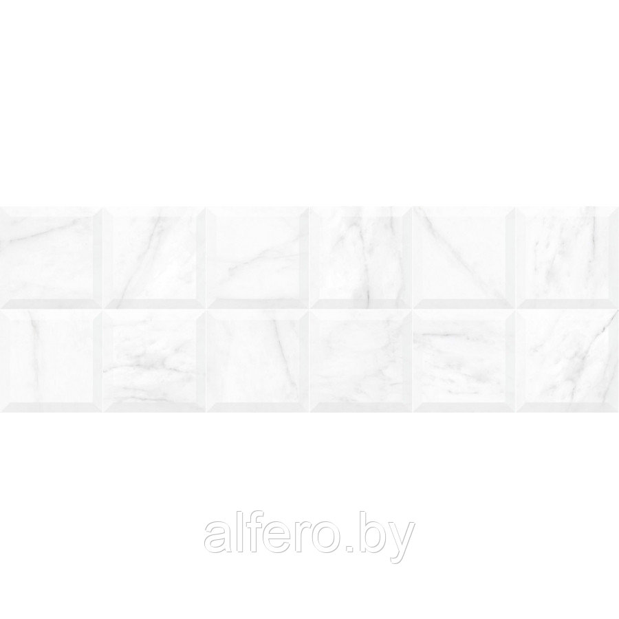 Керамическая плитка Монте 7Д 900х300 Белый Керамин - фото 1 - id-p200627795
