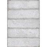 Керамическая плитка Сабвэй 1 400х275 серый Керамин