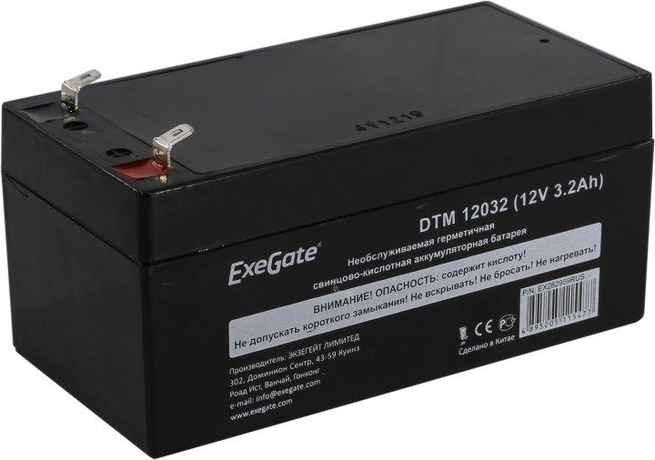Аккумулятор Exegate DTM 12032 (12V, 3.2Ah) для слаботочных систем EX282959RUS