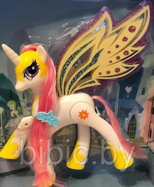 Детская игрушка пони единорог принцесса Селестия со светом и звуком, my little pony horse серия, май литл пони - фото 2 - id-p200643747