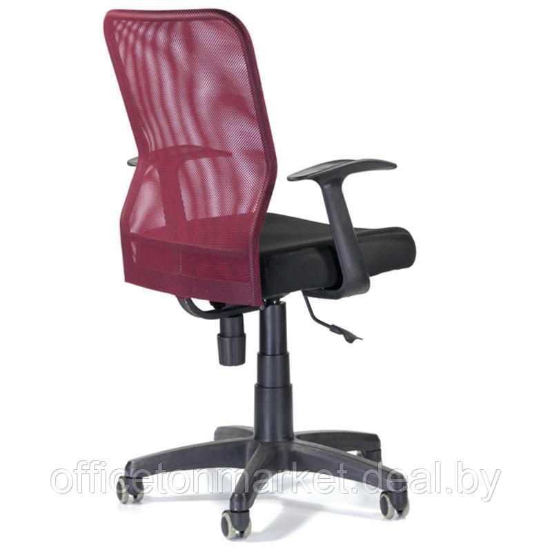 Кресло для персонала CH-320 Энтер "Т-01 CP E13-К/E11-К", ткань, пластик, бордовый, черный - фото 4 - id-p197871082