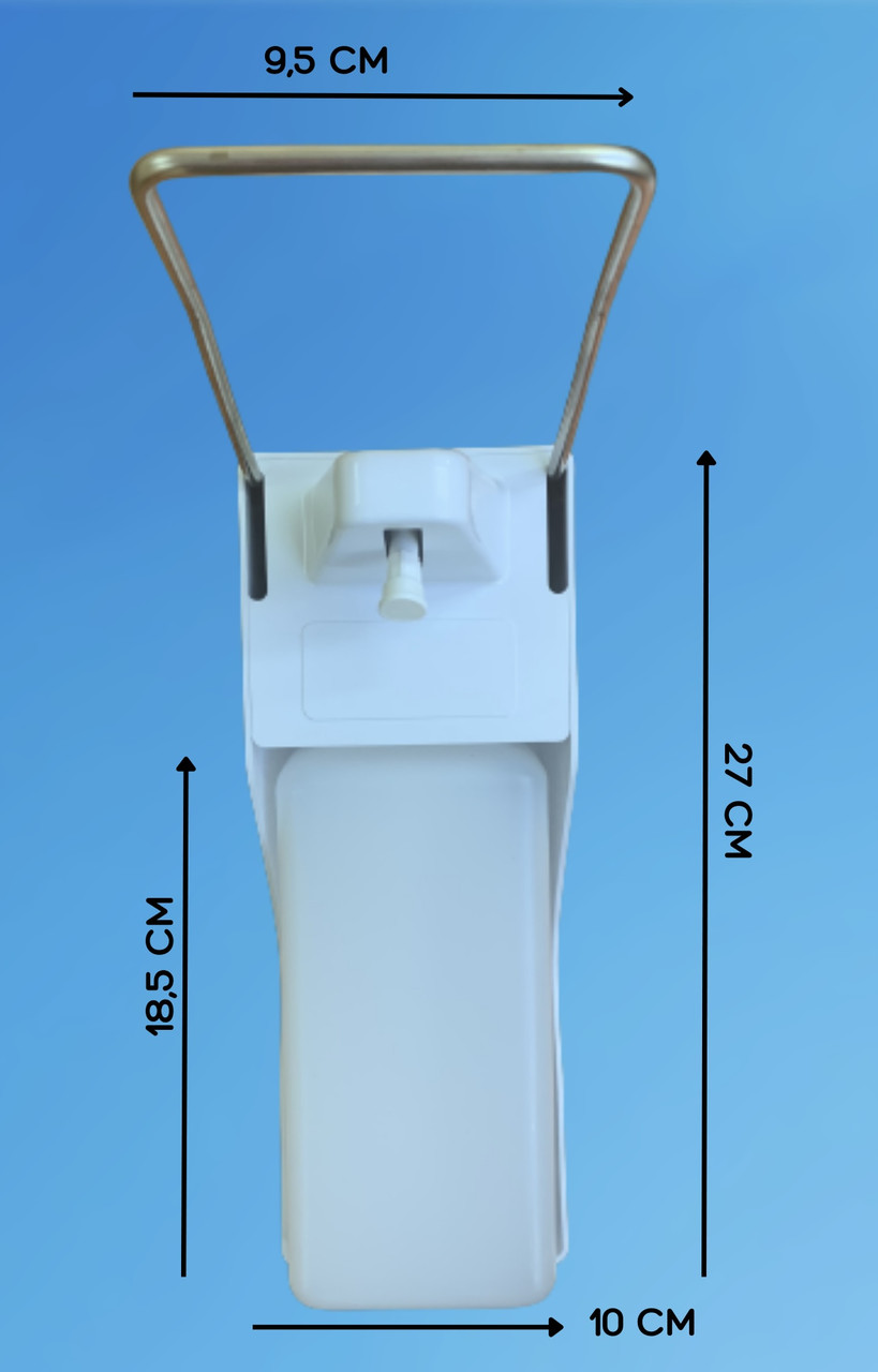 Дозатор локтевой "Bio эконом" (для мыла и антисептика), 1 литр - фото 4 - id-p170191159