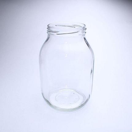 Стеклянная банка 1,5 л. (1500 мл.) ТВИСТ ОФФ (82) Низкая (стеклобанка), фото 2