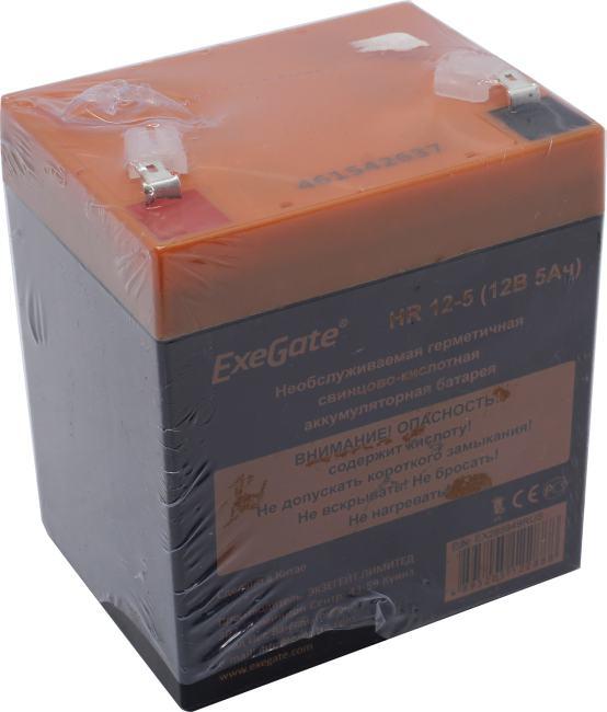 Аккумулятор ExeGate HR 12-5 (12V, 5Ah) для UPS EX285949RUS