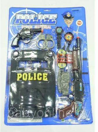 Игровой набор Полиция, наручники, жилет и др. арт 520A-03 - фото 1 - id-p200647767