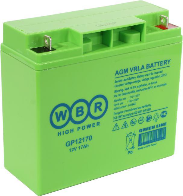 Аккумулятор WBR GP12170 (12V, 17Ah)