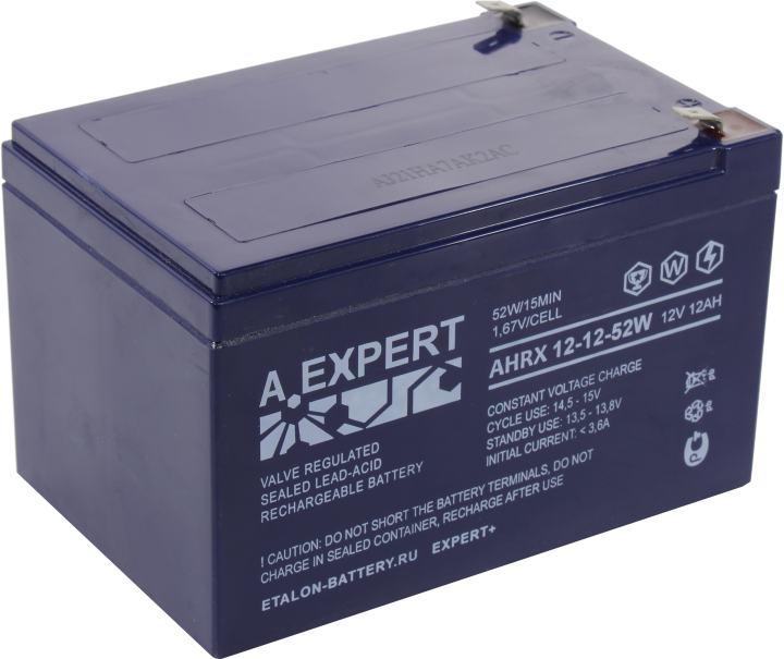 Аккумулятор A.Expert AHRX 12-12-52W (12V, 12Ah) для UPS