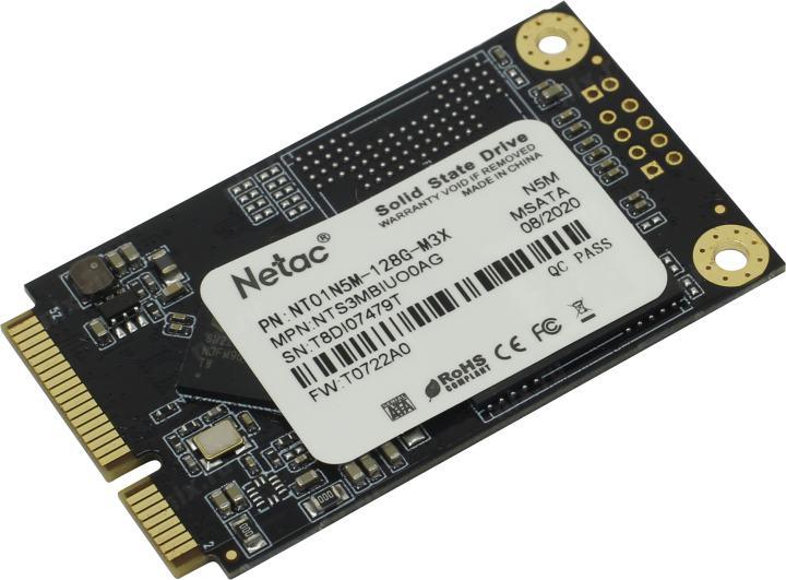 SSD 128 Gb mSATA 6Gb/s Netac NT01N5M-128G-M3X