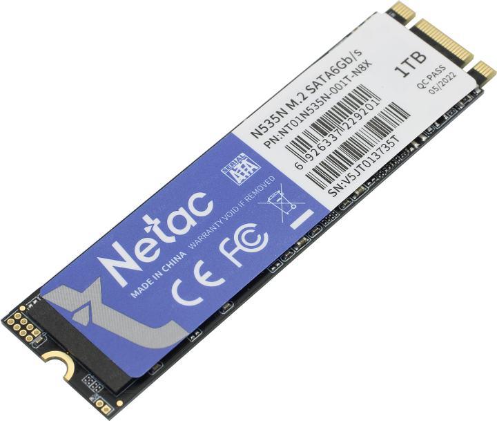 SSD 1 Tb M.2 2280 B&M 6Gb/s Netac N535N NT01N535N-001T-N8X