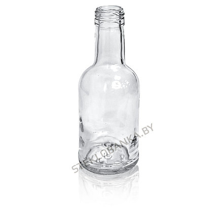 Стеклянная бутылка 0,200 л. (200 мл.) Домашняя ВИНТ (20*21), фото 2