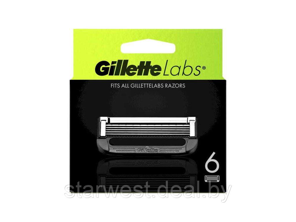 Gillette Labs 6 шт. Мужские сменные кассеты / лезвия для бритья - фото 2 - id-p200656800