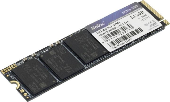 SSD 512 Gb M.2 2280 M Netac NV2000 NT01NV2000-512-E4X