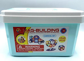 Магнитный конструктор MAXI размер MAG-BUILDING, 3D, 150 деталей