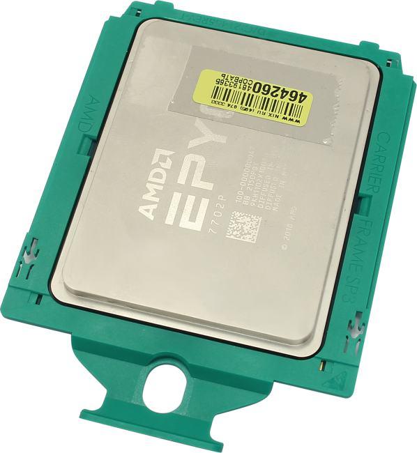 CPU AMD EPYC 7702P (100-000000047) 2 GHz/64core/32+256Mb/200W Socket SP3