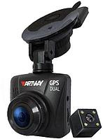 Видеорегистратор ARTWAY AV-398 GPS Dual Compact, черный